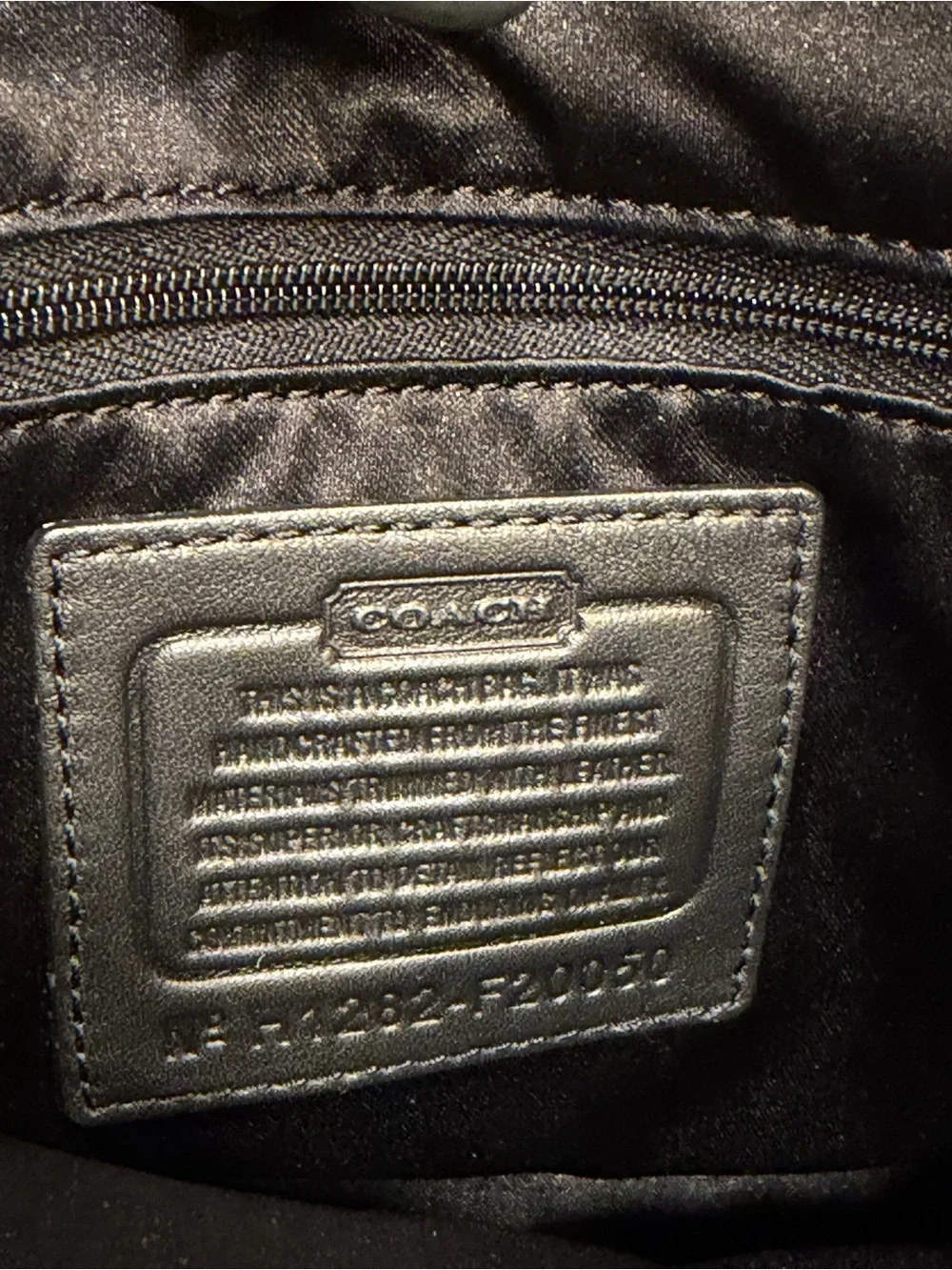 Coach EUC Black Pleated Tote and Wallet Set